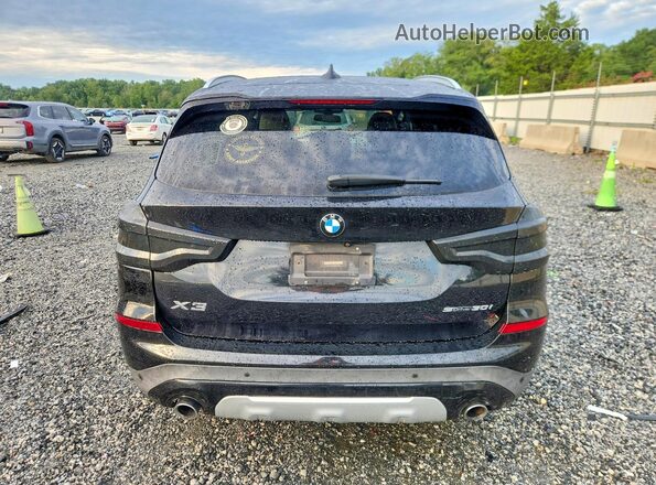 5UXTR7C58KLE97689 2019 BMW X3 Черный Вид сзади
