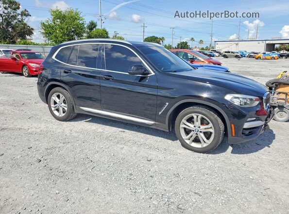 5UXTR7C58KLF34398 2019 BMW X3 Black წინა მარჯვენა