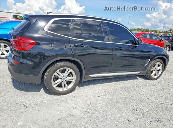 5UXTR7C58KLF34398 2019 BMW X3 Black უკანა მარჯვენა
