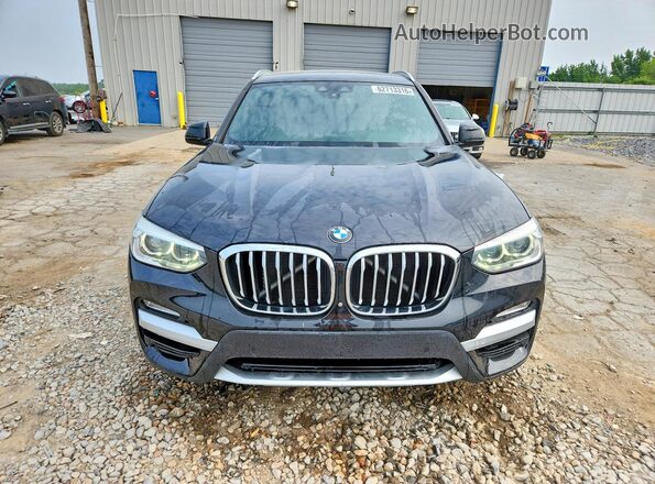 5UXTR7C58KLF37799 2019 BMW X3 Black Вид спереду