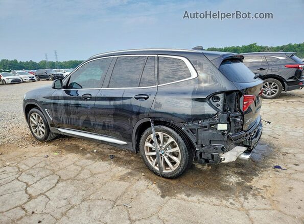5UXTR7C58KLF37799 2019 BMW X3 Black Задня ліва чверть