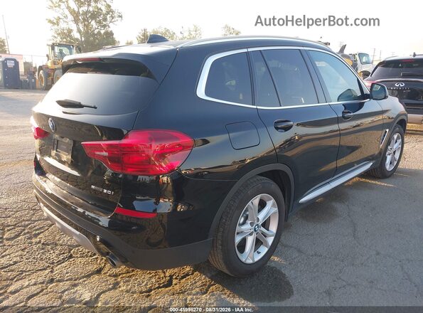 5UXTR7C58KLR44826 2019 BMW X3 Black Tył prawy