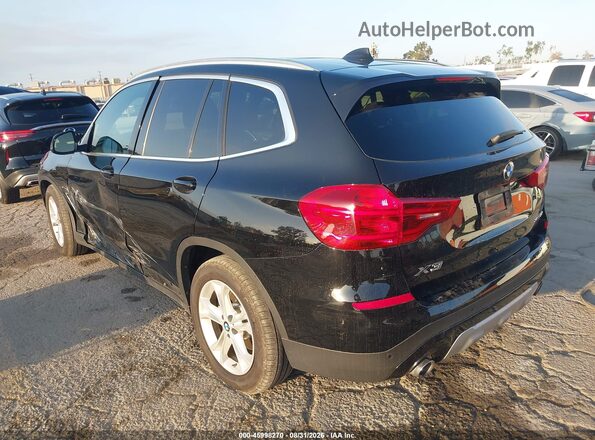 5UXTR7C58KLR44826 2019 BMW X3 Black Tył lewy