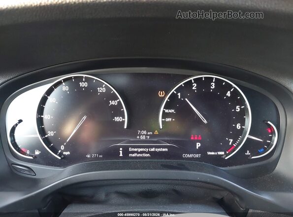 5UXTR7C58KLR44826 2019 BMW X3 Black Widok tylnych siedzeń