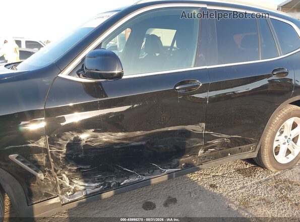 5UXTR7C58KLR44826 2019 BMW X3 Black Widok z przodu