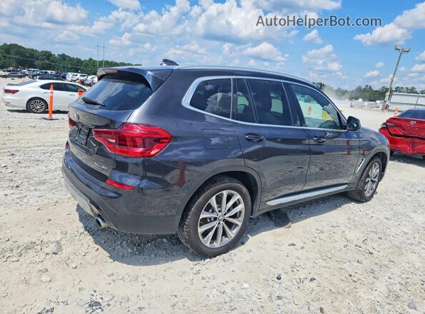 5UXTR7C58KLR52361 2019 BMW X3 Gray Задня права чверть