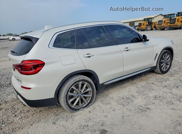 5UXTR7C59KLE93750 2019 BMW X3 White Tył prawy
