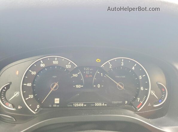 5UXTR7C59KLE93750 2019 BMW X3 White Widok zestawu wskaźników