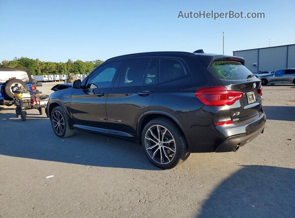 5UXTR7C59KLR52191 2019 BMW X3 Black Trasero izquierdo