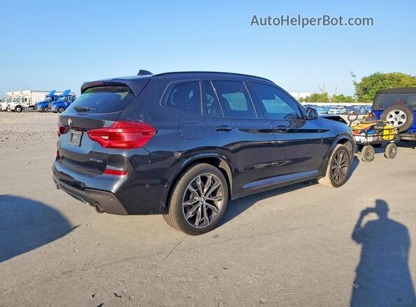 5UXTR7C59KLR52191 2019 BMW X3 Black Trasero derecho
