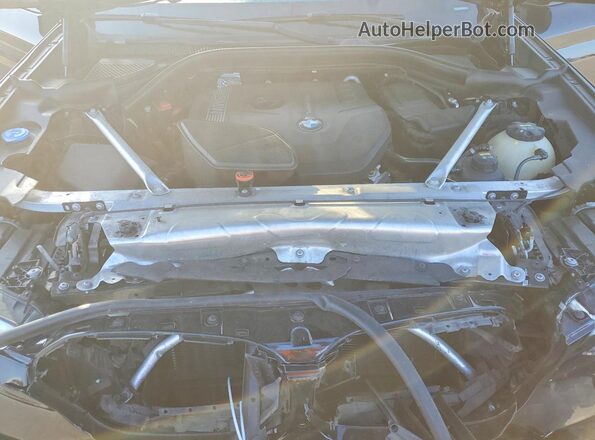 5UXTR7C59KLR52191 2019 BMW X3 Black Vista del compartimento del motor