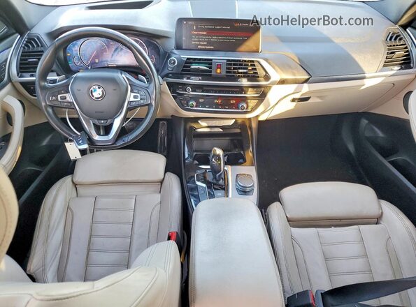 5UXTR7C59KLR52191 2019 BMW X3 Black Vista del salpicadero