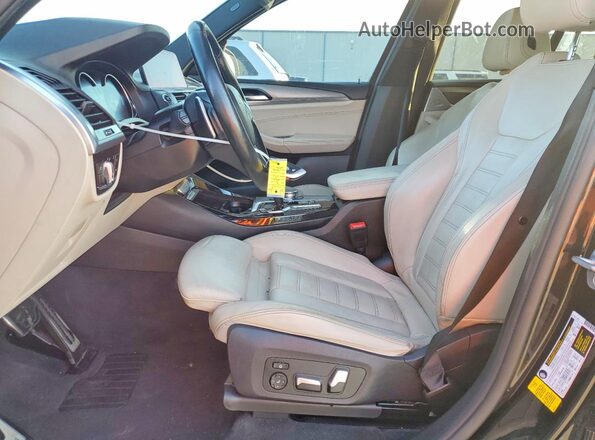 5UXTR7C59KLR52191 2019 BMW X3 Black Vista interior delantera