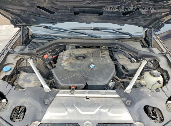 5UXTR7C5XKLR48957 2019 BMW X3 Синий Вид подкапотного пространства