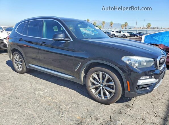 5UXTR7C5XKLR49669 2019 BMW X3 Черный Передняя правая четверть