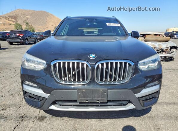 5UXTR7C5XKLR49669 2019 BMW X3 Черный Вид спереди