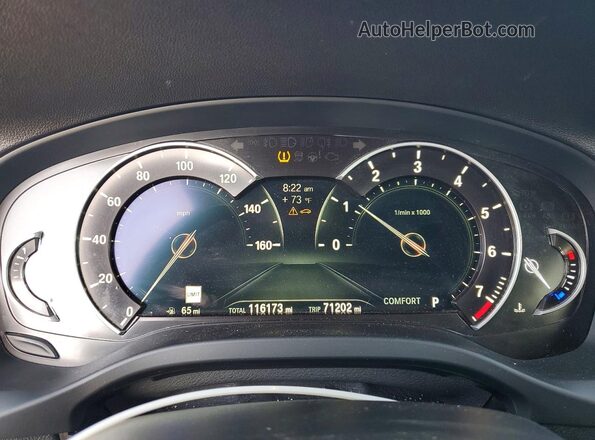 5UXTR7C5XKLR49669 2019 BMW X3 Черный Вид щитка приборов