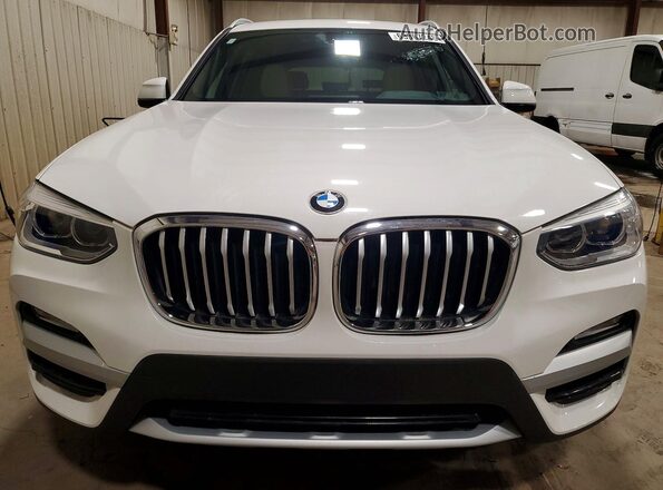 5UXTR9C50JLC81801 2018 BMW X3 White Widok z przodu