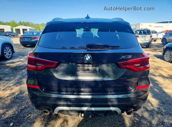 5UXTR9C50JLC82477 2018 BMW X3 Black Вид ззаду