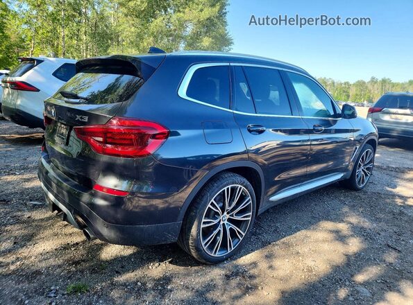 5UXTR9C50JLC82477 2018 BMW X3 Black Задня права чверть