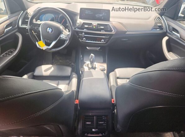 5UXTR9C50JLC82477 2018 BMW X3 Black Вид панелі приладів