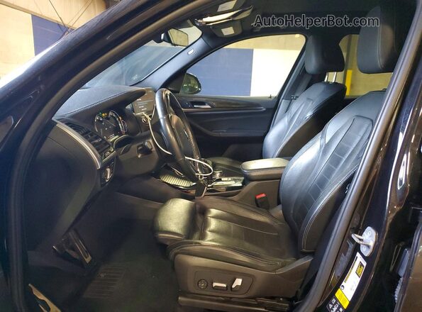 5UXTR9C50JLD59512 2018 BMW X3 Black Սալոնի դիմացի տեսք