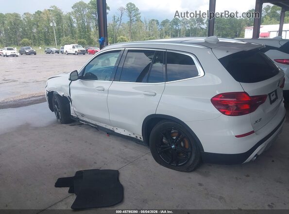 5UXTR9C50KLD90969 2019 BMW X3 White Rear left
