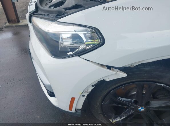 5UXTR9C50KLD90969 2019 BMW X3 White Front view