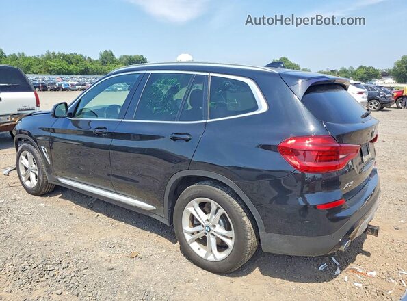 5UXTR9C50KLD98361 2019 BMW X3 Black Trasero izquierdo
