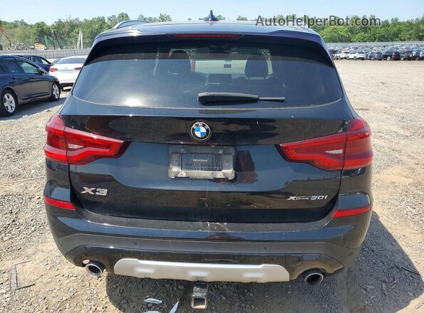 5UXTR9C50KLD98361 2019 BMW X3 Black Vista trasera