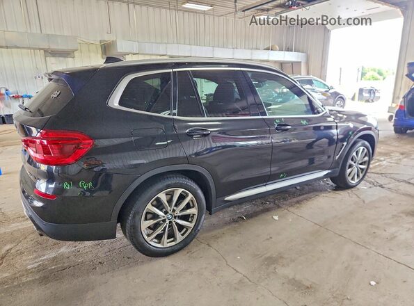 5UXTR9C50KLR04655 2019 BMW X3 Black Tył prawy