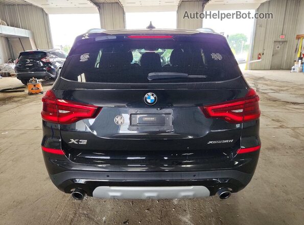 5UXTR9C50KLR04655 2019 BMW X3 Black Widok z tyłu