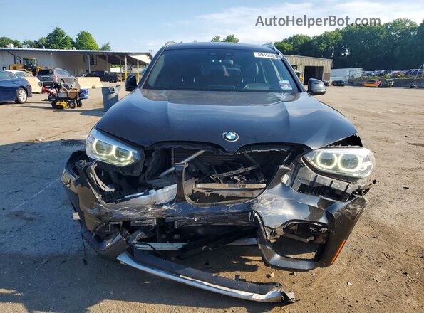 5UXTR9C51KLE17435 2019 BMW X3 Black Դիմացի տեսք