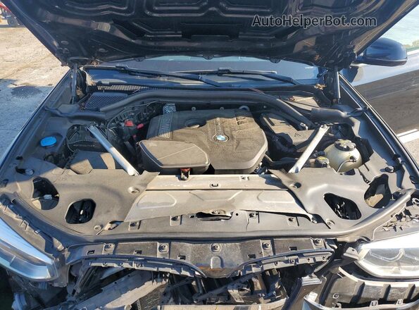 5UXTR9C51KLE17435 2019 BMW X3 Black Շարժիչի բաժամունքի տեսք