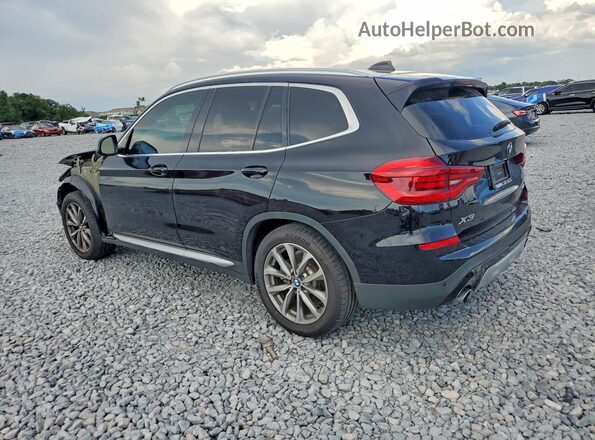 5UXTR9C51KLE21551 2019 BMW X3 Black უკანა მარცხენა