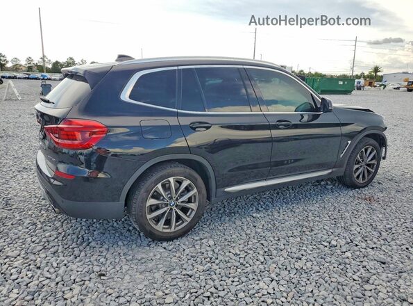 5UXTR9C51KLE21551 2019 BMW X3 Black უკანა მარჯვენა