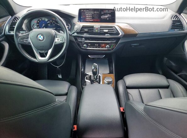 5UXTR9C51KLE21551 2019 BMW X3 Black წინა პანელის ხედი