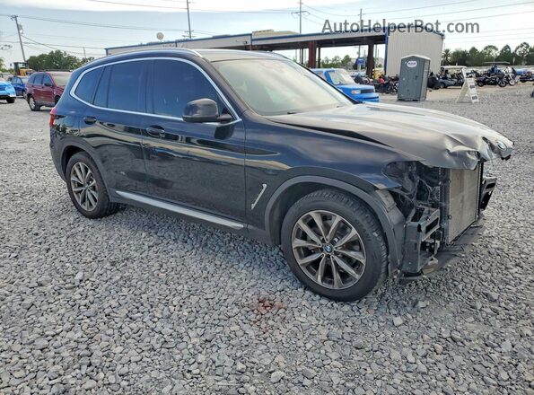 5UXTR9C51KLE21551 2019 BMW X3 Black წინა მარჯვენა