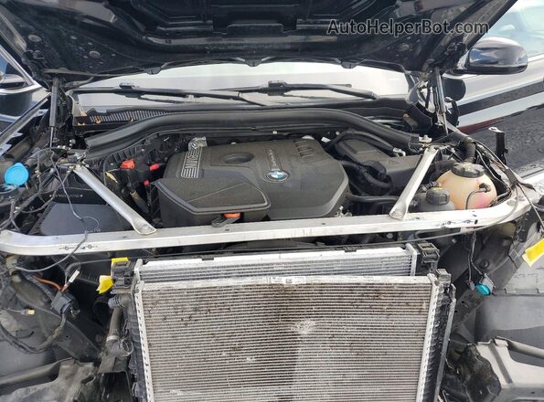 5UXTR9C51KLE21551 2019 BMW X3 Black ძრავის განყოფილების ხედი