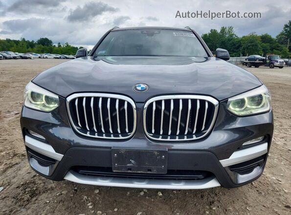 5UXTR9C51KLP88236 2019 BMW X3 Gray წინა ხედი