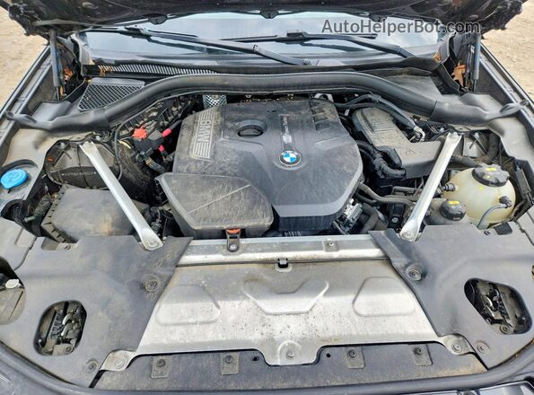 5UXTR9C51KLP88236 2019 BMW X3 Gray ძრავის განყოფილების ხედი