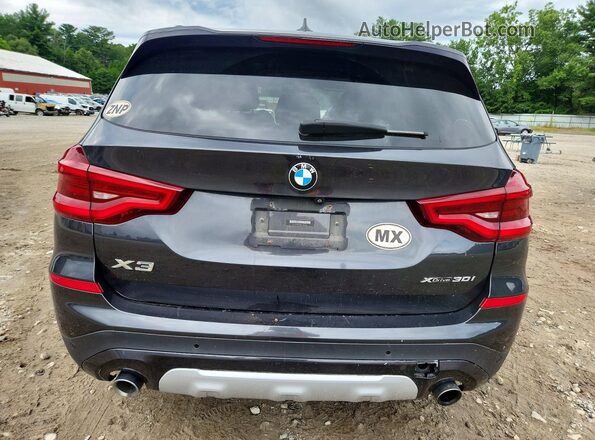 5UXTR9C51KLP88236 2019 BMW X3 Gray უკანა ხედი