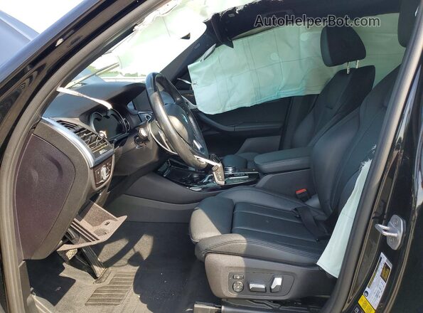 5UXTR9C51KLP94232 2019 BMW X3 Black Vista interior delantera