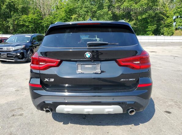 5UXTR9C51KLP94232 2019 BMW X3 Black Vista trasera