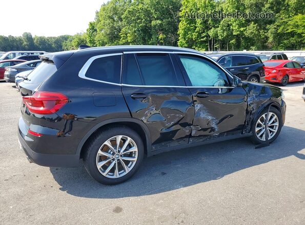 5UXTR9C51KLP94232 2019 BMW X3 Black Trasero derecho