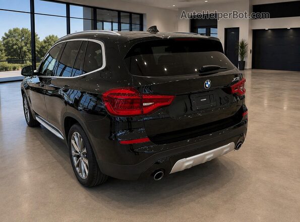 5UXTR9C52JLC83288 2018 BMW X3 Black Հետևի աջ