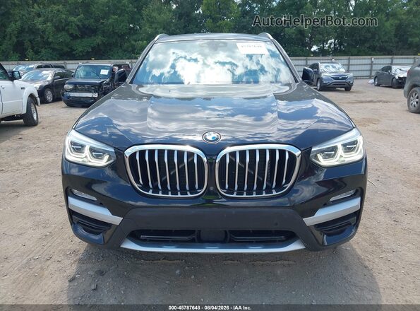 5UXTR9C52JLD62282 2018 BMW X3 Black Widok z przodu