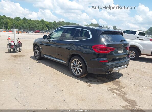 5UXTR9C52JLD62282 2018 BMW X3 Black Tył lewy
