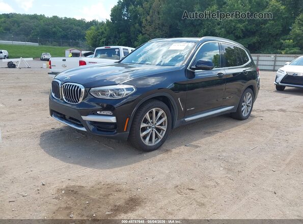5UXTR9C52JLD62282 2018 BMW X3 Black Przód lewy