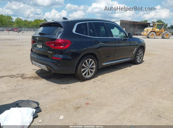 5UXTR9C52JLD62282 2018 BMW X3 Black Tył prawy